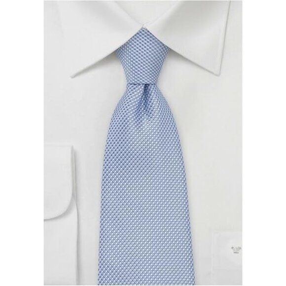 PUCCINI Bows-N-Ties Men's Necktie Solid Textured Microfiber Matte Tie 3.25 In - Picture 8 of 8